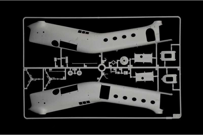 Model Kit vrtulník 2774 - H-21C Flying Banana GunShip (1:48)