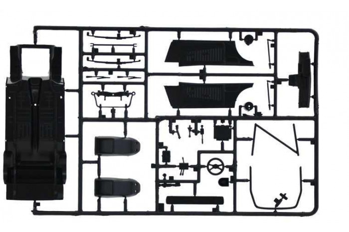 Model Kit auto 3655 - FORD ESCORT RS1800 Mk. II (1:24)