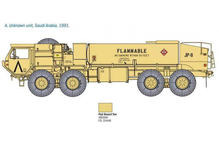 Model Kit military 6554 - M978 Fuel Servicing Truck (1:35)