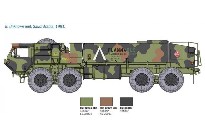 Model Kit military 6554 - M978 Fuel Servicing Truck (1:35)