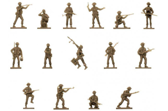 Classic Kit VINTAGE figurky A00763V - WWII British Infantry (1:76)