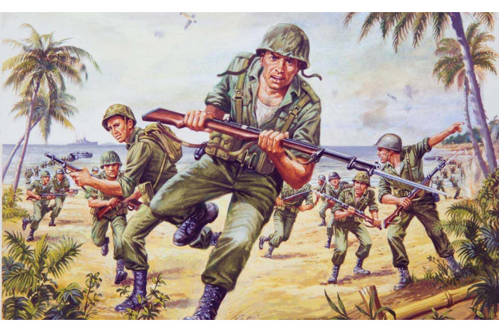 Classic Kit VINTAGE figurky A00716V - US Marines (1:76)