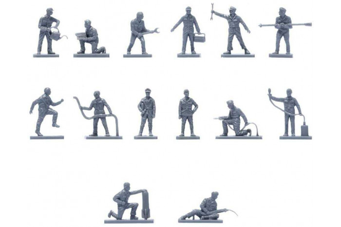 Classic Kit VINTAGE figurky A00755V - Luftwaffe Personnel (1:76)