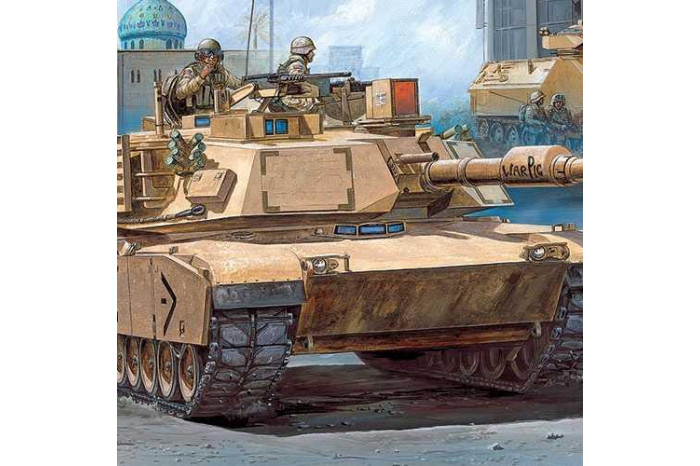Model Kit tank 13202 - M1A1 ABRAMS "IRAQ 2003" (1:35)