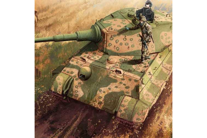 Model Kit tank 13229 - GERMAN KINGTIGER "LAST PRODUCTION" (1:35)