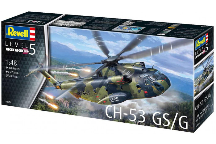 Plastic ModelKit vrtulník 03856 - CH-53 GS/G (1:48)