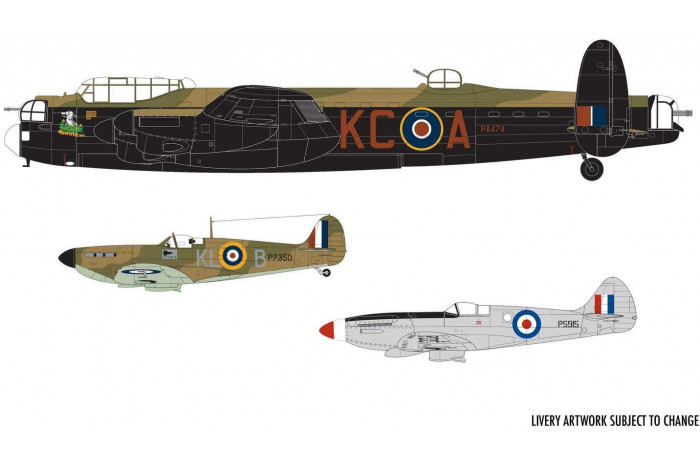 Gift Set letadla A50182 - Battle of Britain Memorial Flight (1:72)