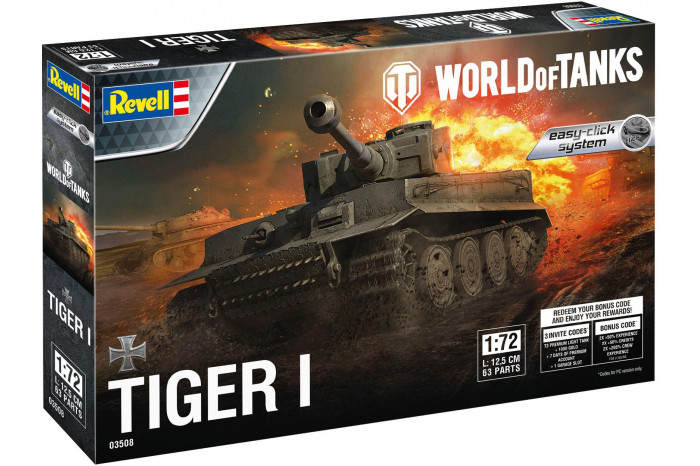 Plastic ModelKit World of Tanks 03508 - Tiger I (1:72)