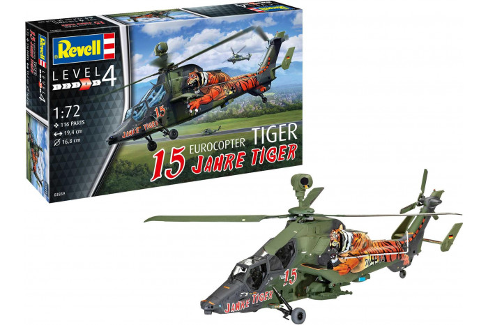 ModelSet vrtulník 63839 - Eurocopter Tiger - "15 Years Tiger" (1:72)