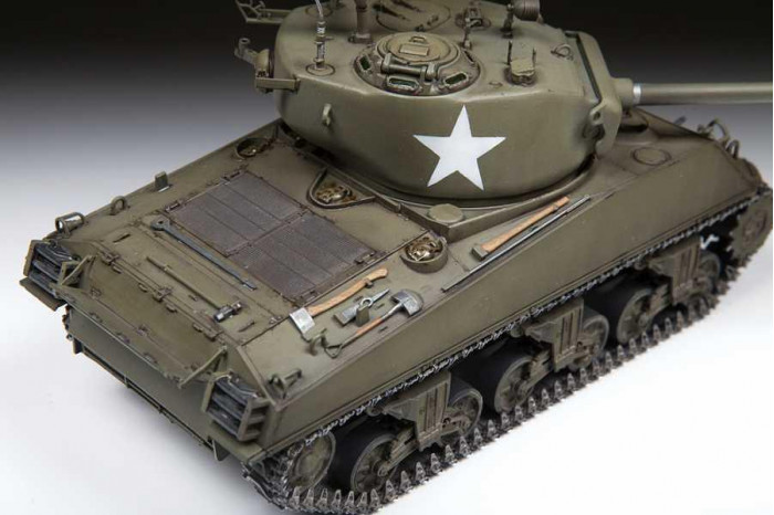 Model Kit tank 3676 - M4 A3 (76mm) Sherman Tank (1:35)