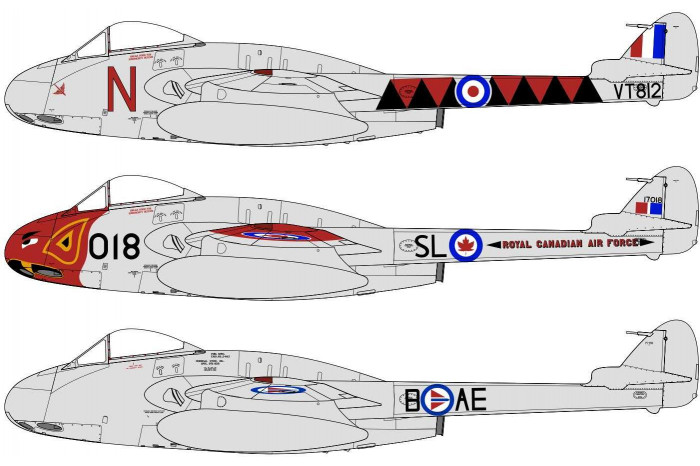 Classic Kit letadlo A06107 - de Havilland Vampire F.3 (1:48)