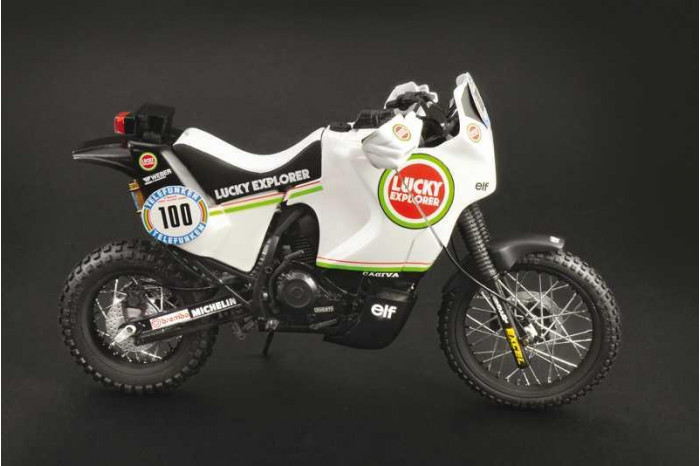 Model Kit motorka 4643 - Cagiva "Elephant" 850 Paris-Dakar 1987 (1:9)