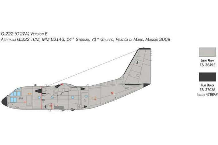 Model Kit letadlo 1450 - C-27A Spartan / G.222 (1:72)