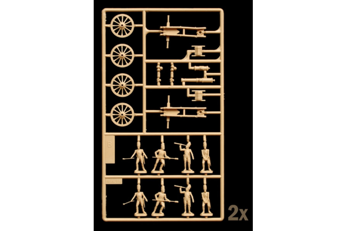 FRENCH IMPERIAL GUARD ARTILLERY (NAP. WARS) (1:72) - 6135