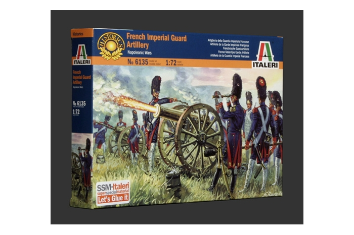 FRENCH IMPERIAL GUARD ARTILLERY (NAP. WARS) (1:72) - 6135