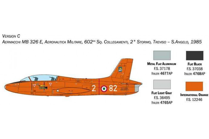 Model Kit letadlo 2814 - MB 326 (1:48)