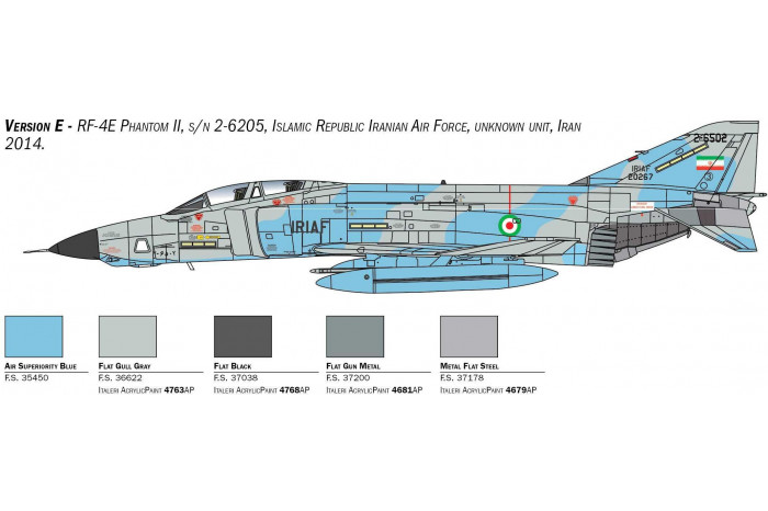 Model Kit letadlo 2818 - RF-4E Phantom (1:48)