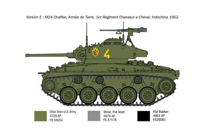 Model Kit tank 6587 - M24 "Chaffee" Korean War (1:35)