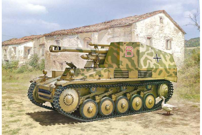 Model Kit military 7061 - Sd.Kfz.124 Wespe 10.5 cm. Leichte Feldhaubitze (1:72)