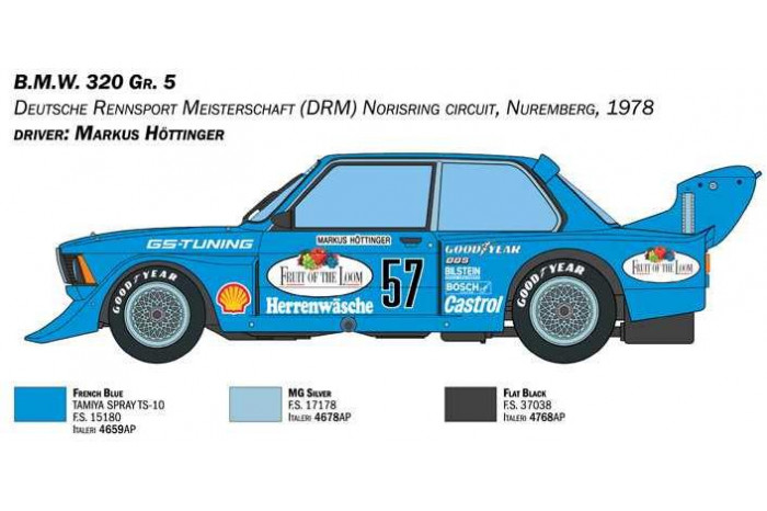 Model Kit auto 3626 - BMW Gr. 5 (1:24)