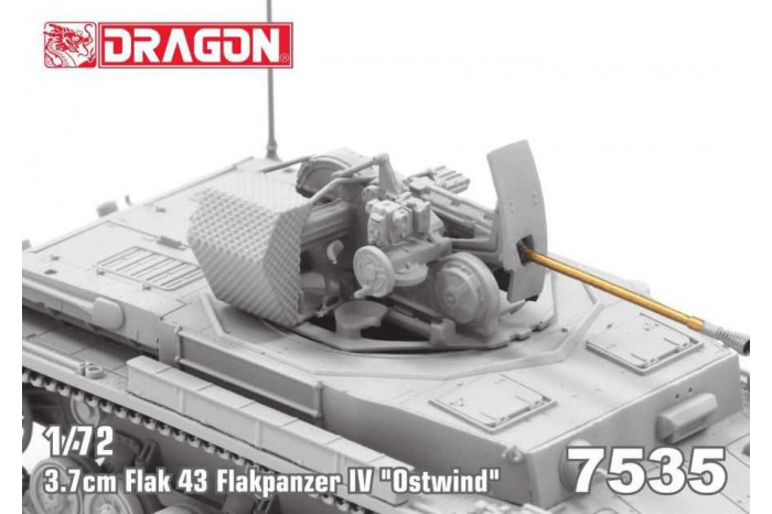Model Kit military 7535 - 3.7cm FlaK 43 Flakpanzer IV "Ostwind" (1:72)