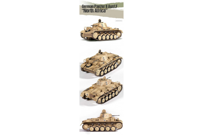 Model Kit tank 13535 - German Panzer II Ausf.F "North Africa" (1:35)