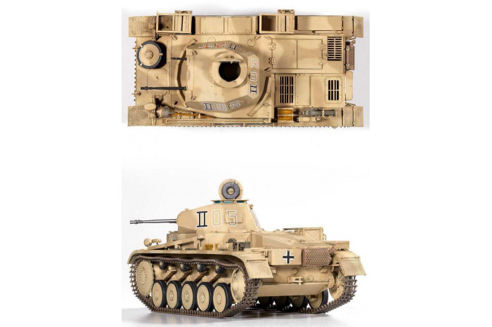 Model Kit tank 13535 - German Panzer II Ausf.F "North Africa" (1:35)