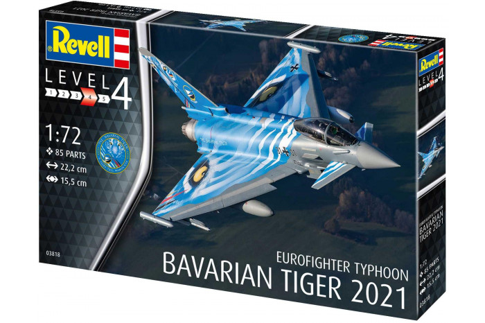 Plastic ModelKit letadlo 03818 - Eurofighter Typhoon "Bavarian Tiger 2021" (1:72)
