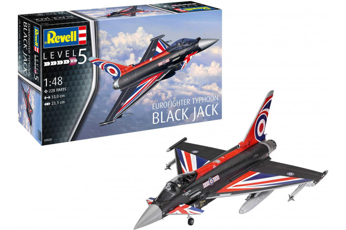 Plastic ModelKit letadlo 03820 - Eurofighter „Black Jack“ (1:48)