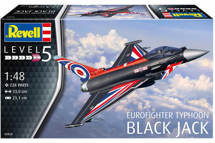 Plastic ModelKit letadlo 03820 - Eurofighter „Black Jack“ (1:48)