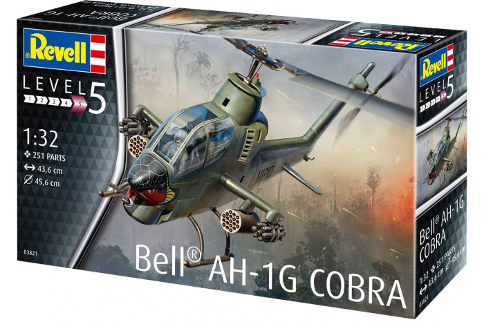 Plastic ModelKit vrtulník 03821 - AH1G Cobra (1:32)