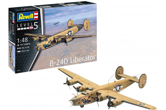 Plastic ModelKit letadlo 03831 - B-24D Liberator (1:48)