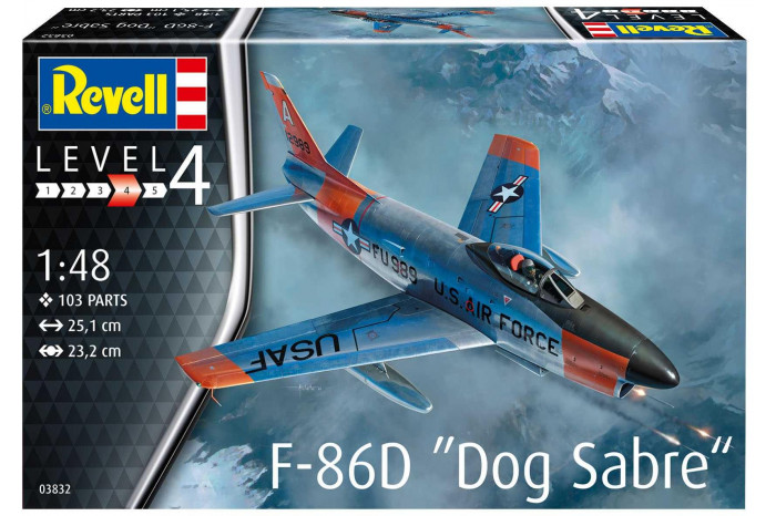 Plastic ModelKit letadlo 03832 - F-86D Dog Sabre (1:48)