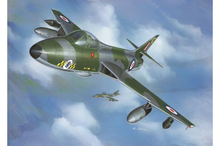 Plastic ModelKit letadlo 03833 - Hawker Hunter FGA.9 (1:144)