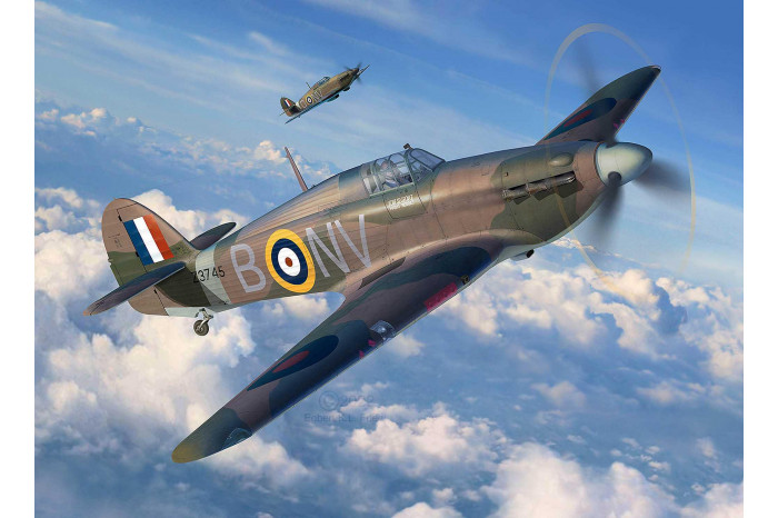 Plastic ModelKit letadlo 04968 - Hawker Hurricane Mk IIb (1:32)