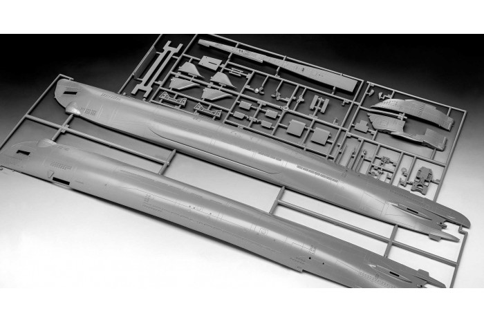 Plastic ModelKit ponorka 05177 - German Submarine Typ XXI (1:144)