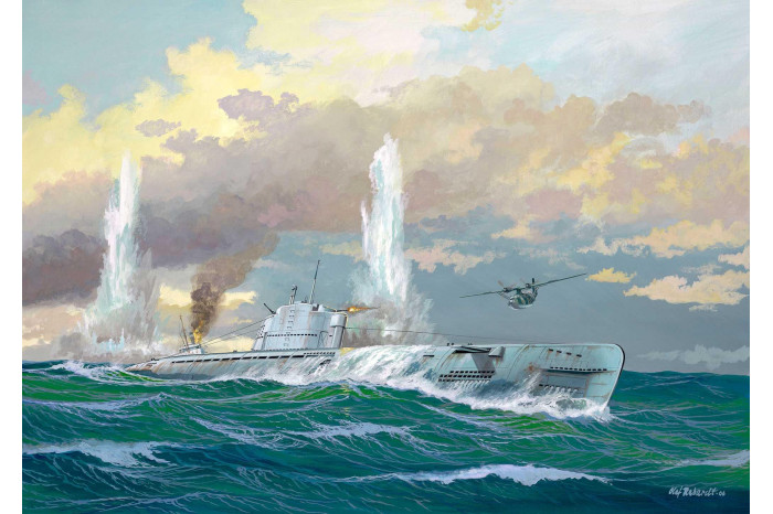 Plastic ModelKit ponorka 05177 - German Submarine Typ XXI (1:144)