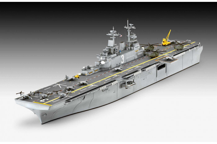 Plastic ModelKit loď 05178 - Assault Carrier USS WASP CLASS (1:700)