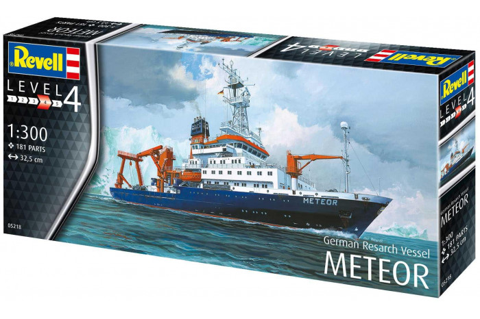 Plastic ModelKit loď 05218 - German Research Vessel Meteor (1:300)