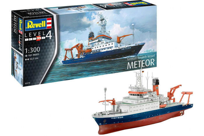 Plastic ModelKit loď 05218 - German Research Vessel Meteor (1:300)