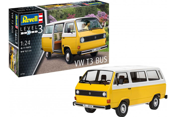 Plastic ModelKit auto 07706 - VW T3 Bus (1:24)