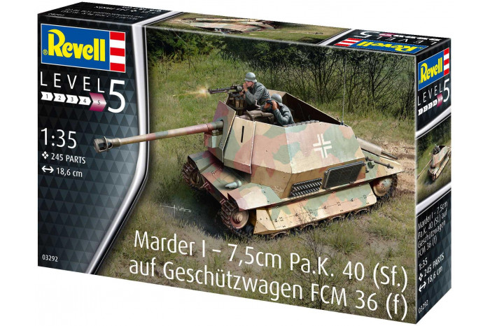 Plastic ModelKit military 03292 - Marder I on FCM 36 base (1:35)