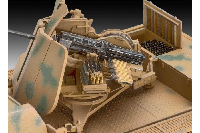 Plastic ModelKit military 03293 - sWS mit Flak-Aufbau als Sfl. mit 3,7cm Flak 43 (1:72)