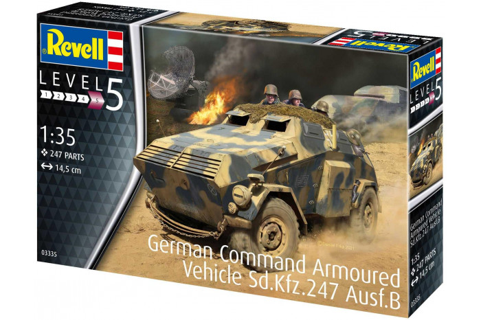 Plastic ModelKit military 03335 - German Command Armoured Vehicle Sd.Kfz.247 Ausf.B (1:35)