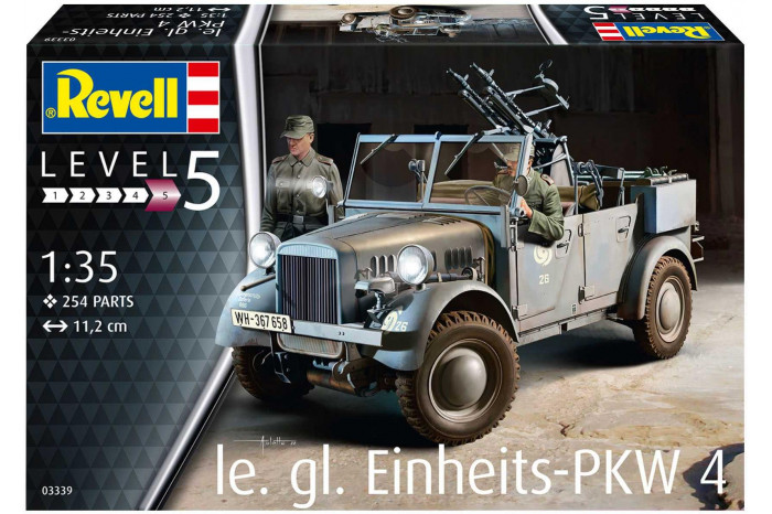 Plastic ModelKit military 03339 - Einheits-PKW Kfz.4 (1:35)