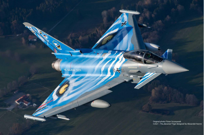 ModelSet letadlo 63818 - Eurofighter Typhoon"Bavarian Tiger 2021" (1:72)