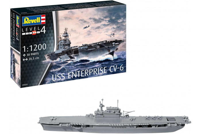 ModelSet loď 65824 - USS Enterprise (1:1200)