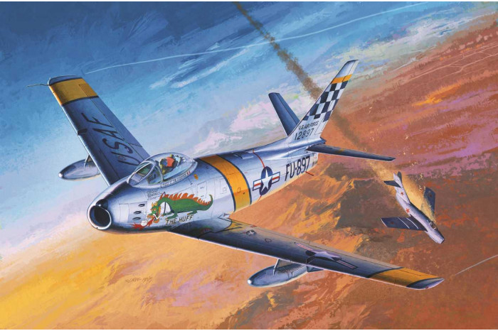 Model Kit letadlo 12234 - F-86F HUFF (1:48)