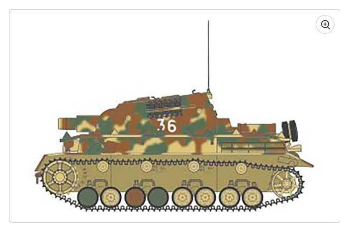 Classic Kit tank A1376 - Sturmpanzer IV Brummbar (Mid Version) (1:35)
