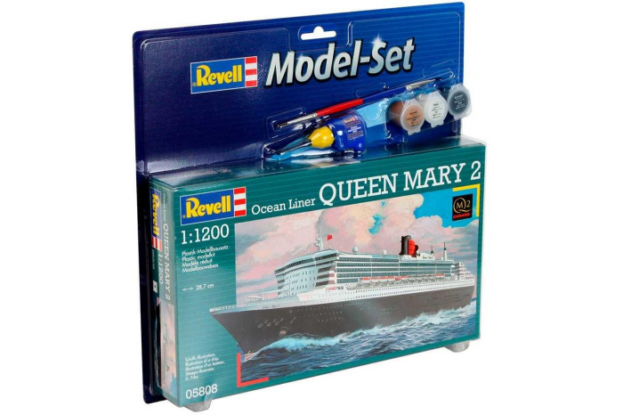 ModelSet loď 65808 - QUEEN MARY 2 (1:1200)